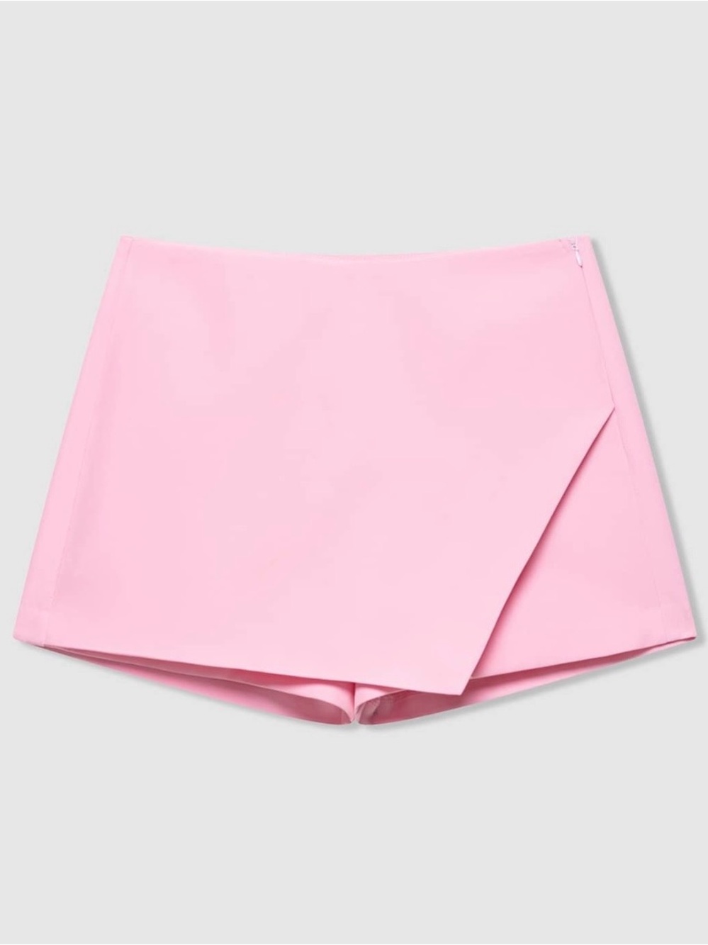 Women's Pink Wrap Skort Shorts